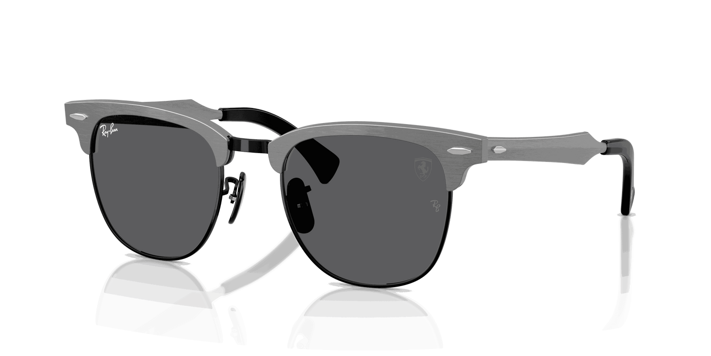 [Polarized Dark Grey Lenses, Matte Brushed Grey On Black Frame]