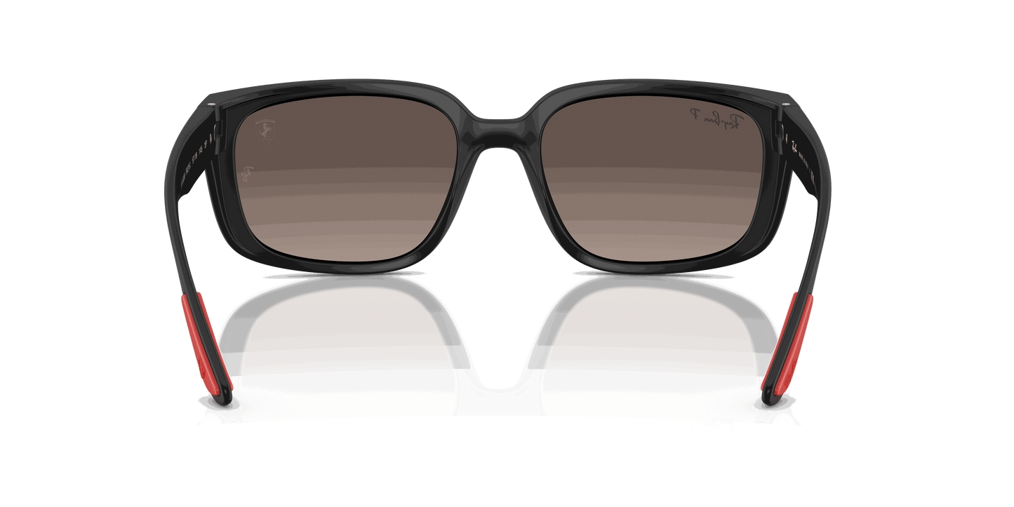 [Grey Mirror Polar Lenses, Matte Black Frame]