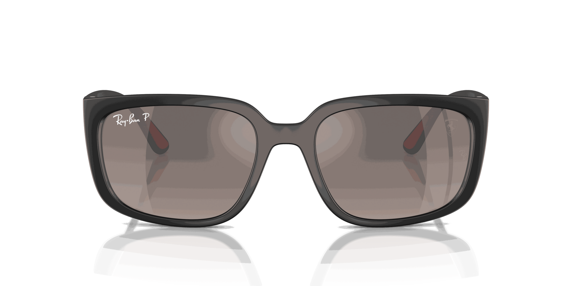 [Grey Mirror Polar Lenses, Matte Black Frame]