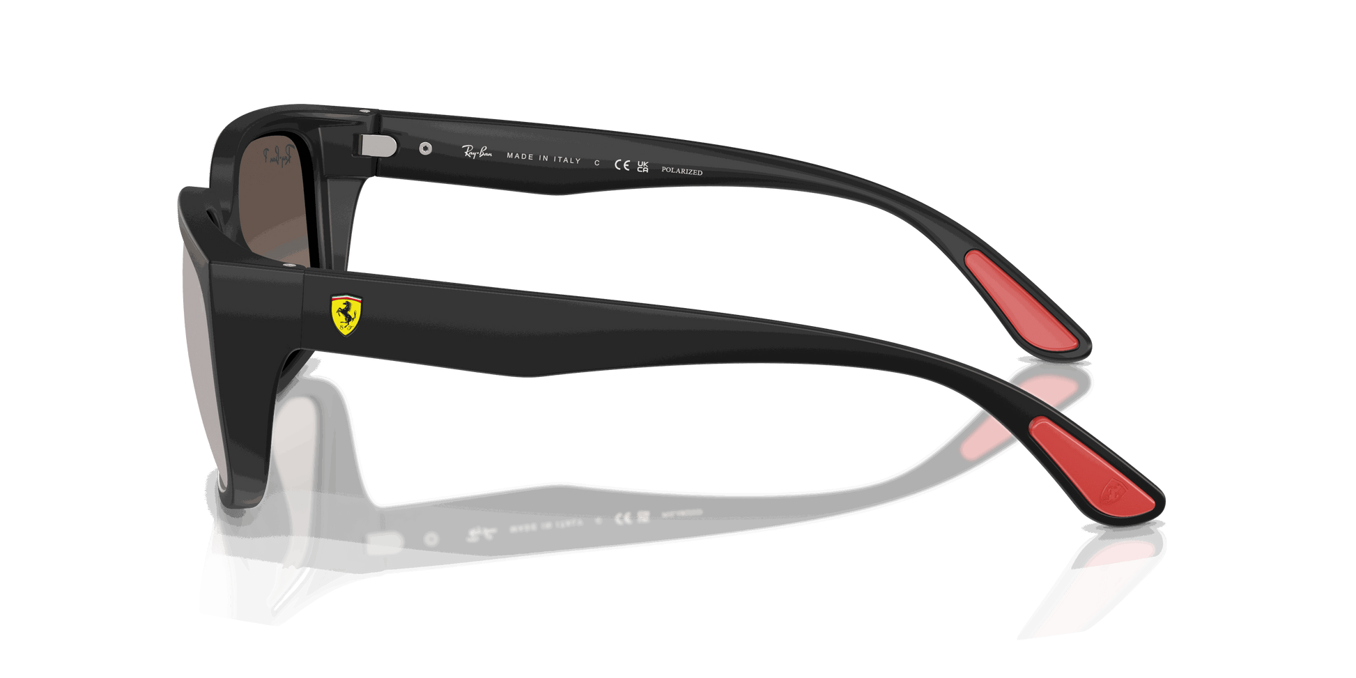 [Grey Mirror Polar Lenses, Matte Black Frame]