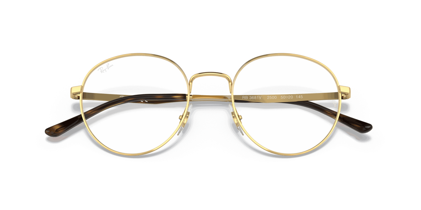 [Clear Lenses, Polished Arista Gold Frame]