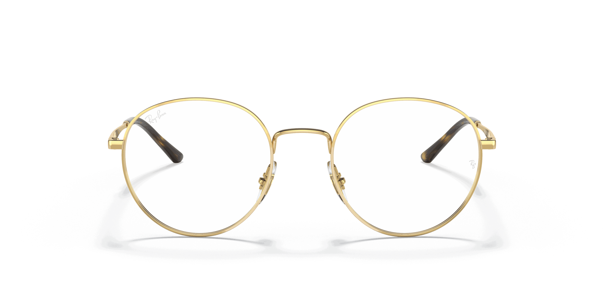 [Clear Lenses, Polished Arista Gold Frame]