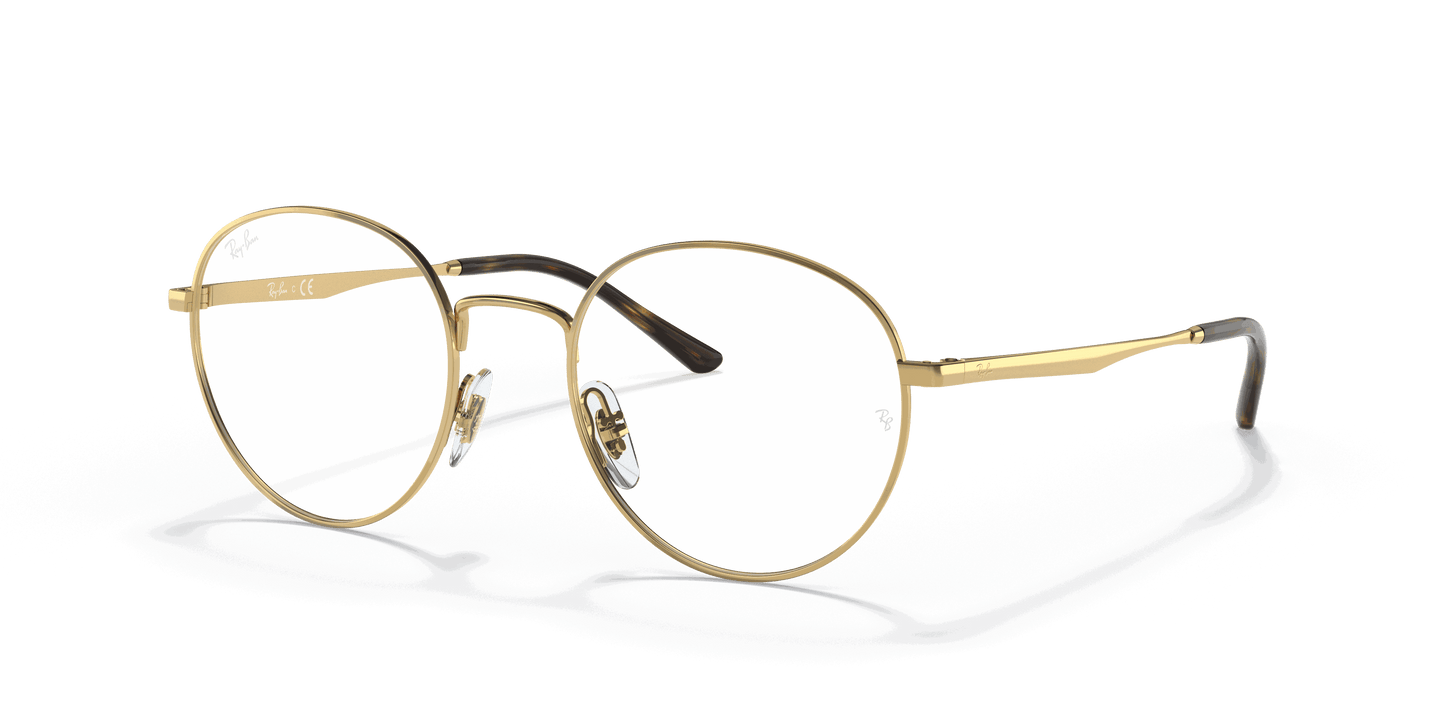 [Clear Lenses, Polished Arista Gold Frame]