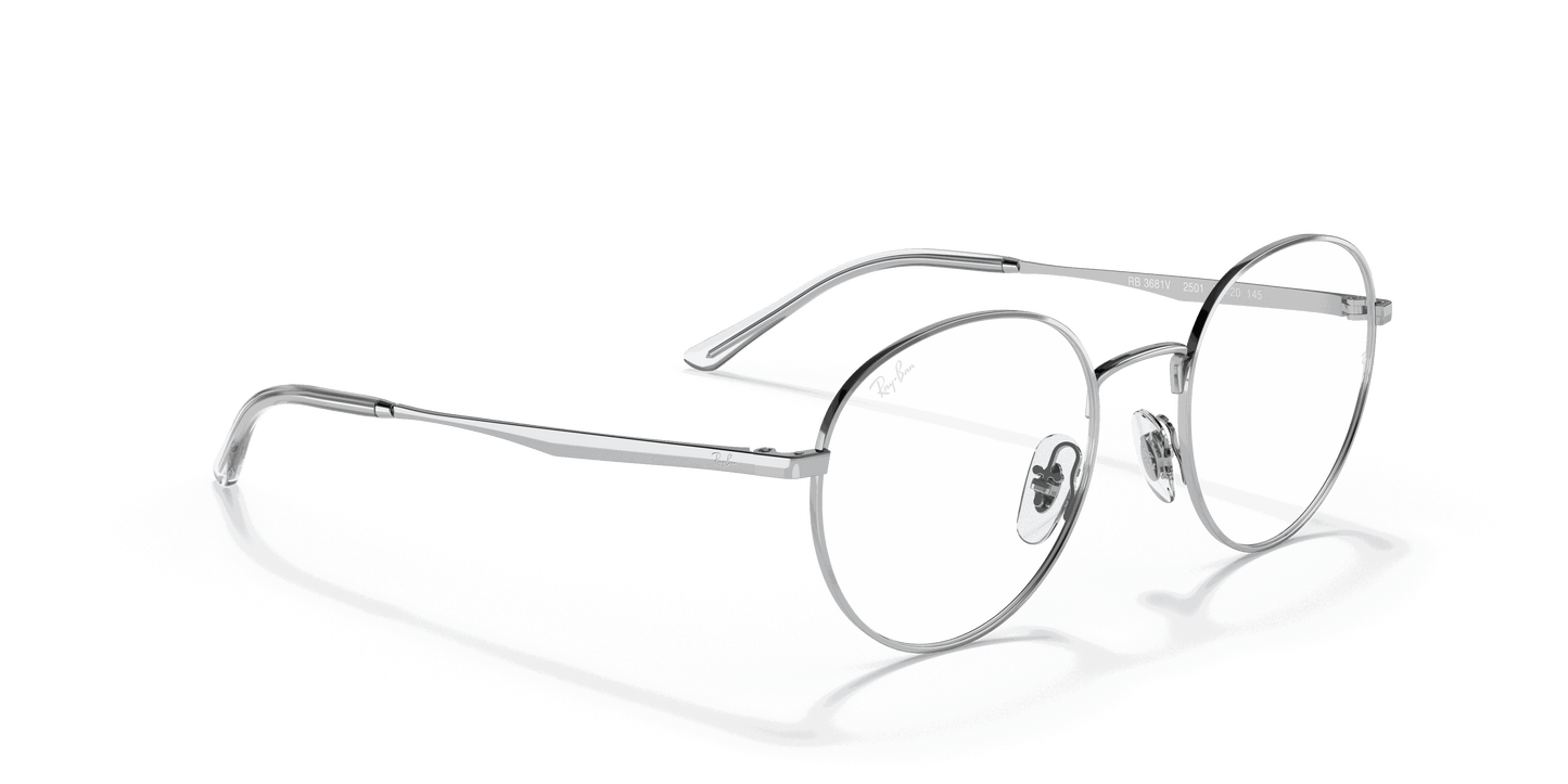 [Clear Lenses, Polished Silver Frame]