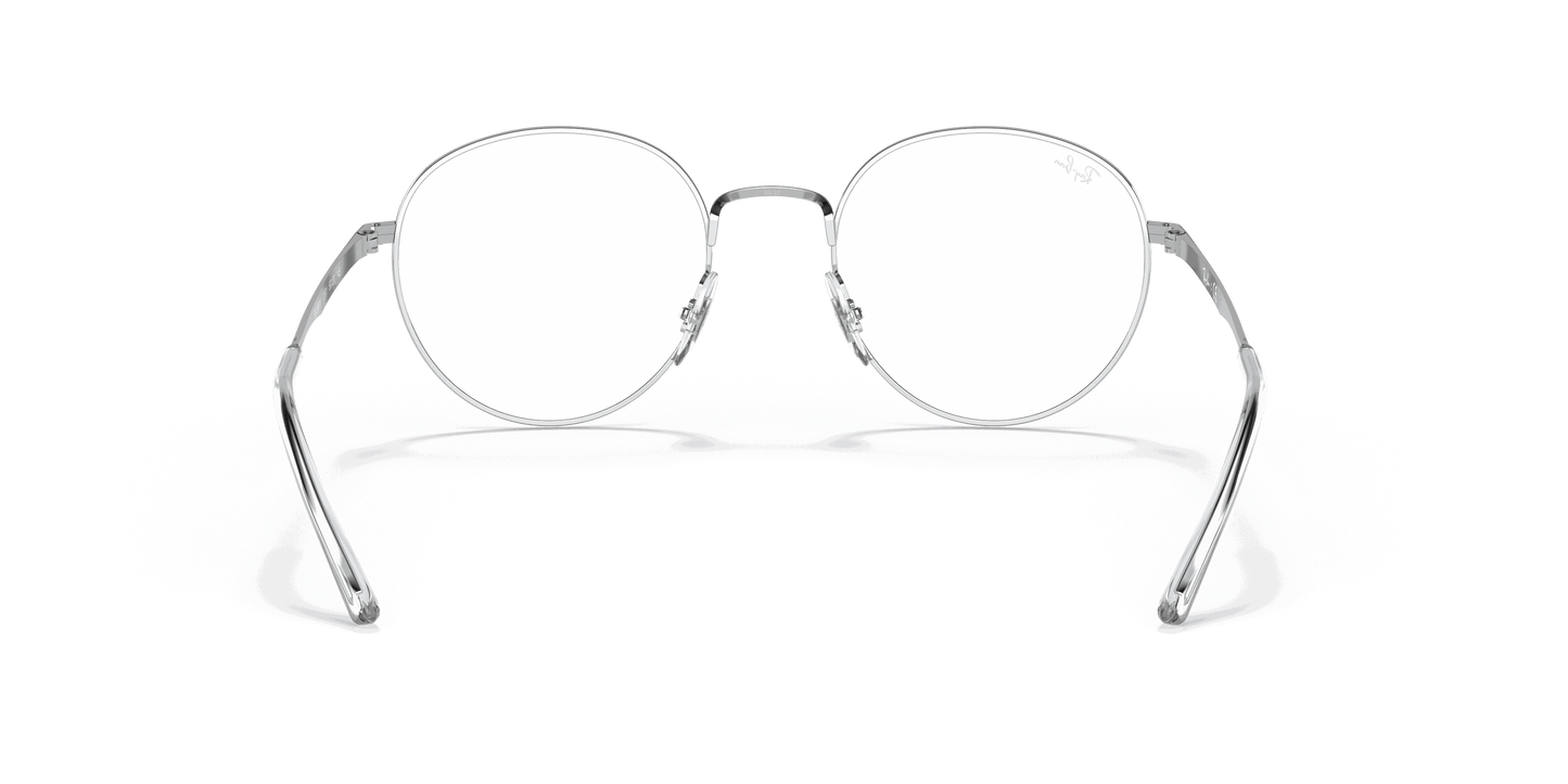 [Clear Lenses, Polished Silver Frame]