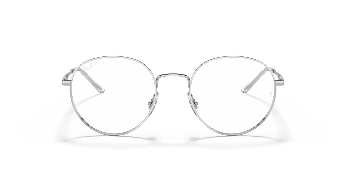 [Clear Lenses, Polished Silver Frame]