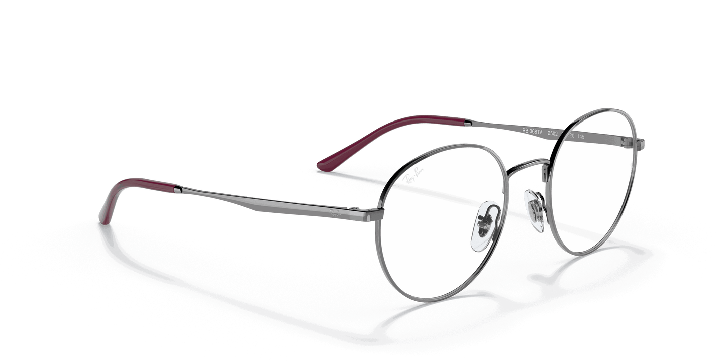 [Clear Lenses, Polished Gunmetal Frame]