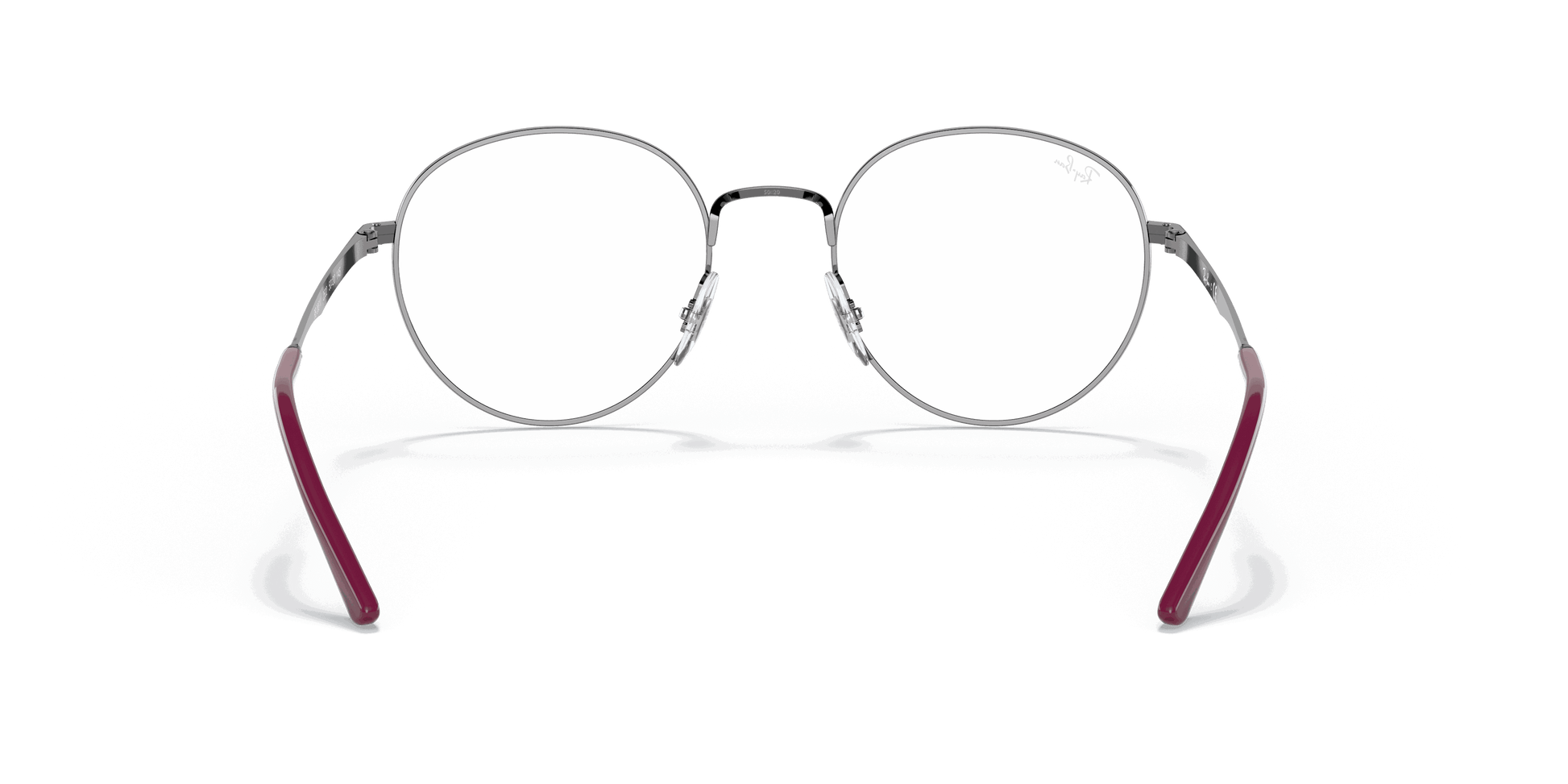 [Clear Lenses, Polished Gunmetal Frame]