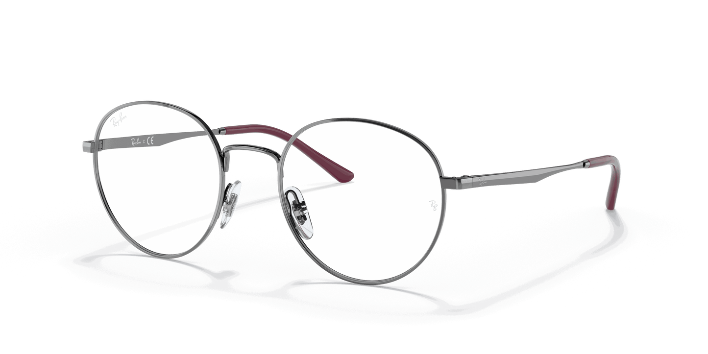 [Clear Lenses, Polished Gunmetal Frame]