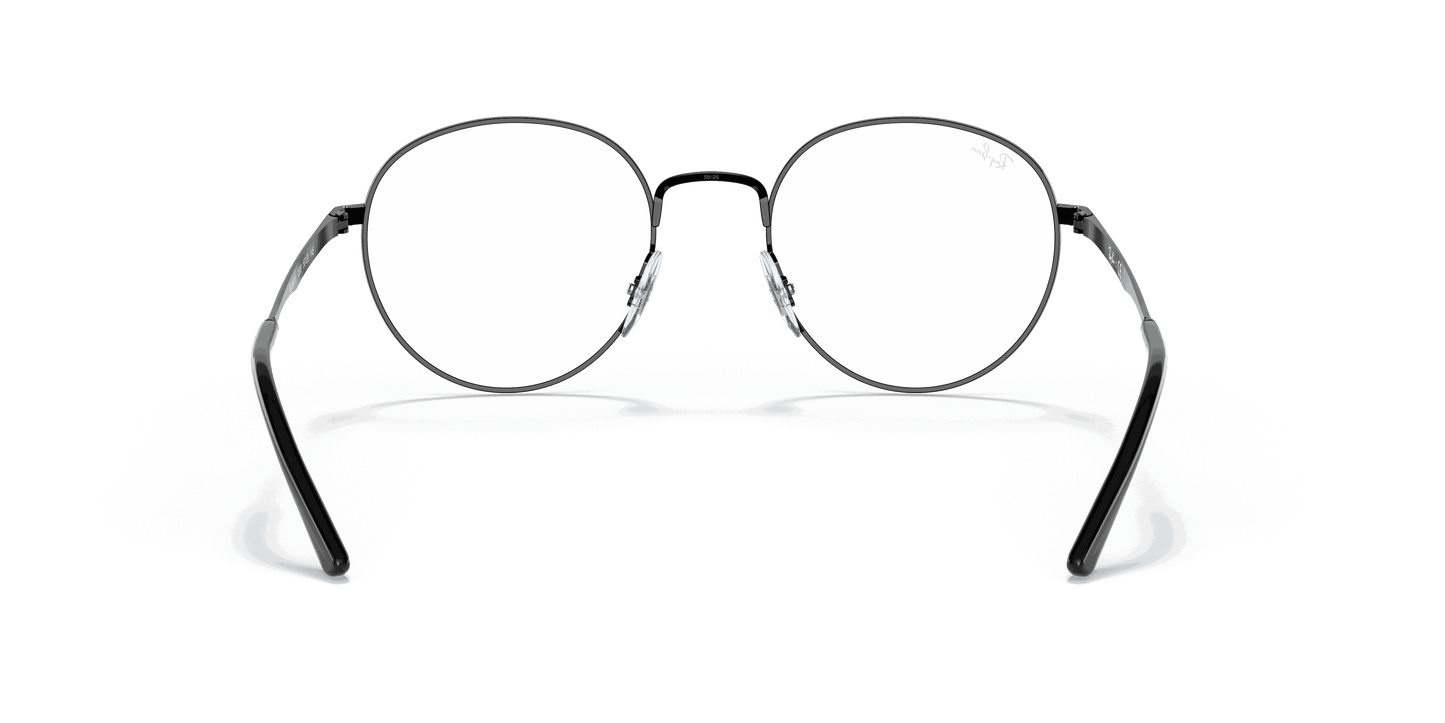 [Clear Lenses, Polished Black Frame]