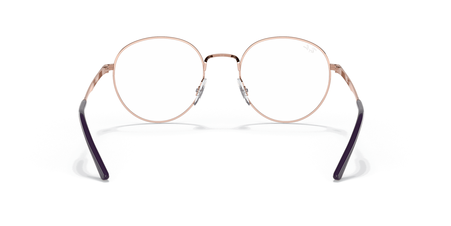 [Clear Lenses, Polished Rose Gold Frame]