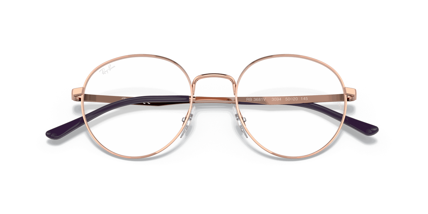 [Clear Lenses, Polished Rose Gold Frame]