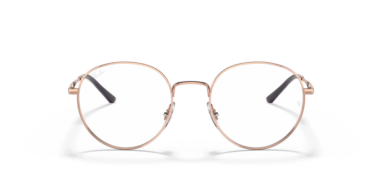 [Clear Lenses, Polished Rose Gold Frame]