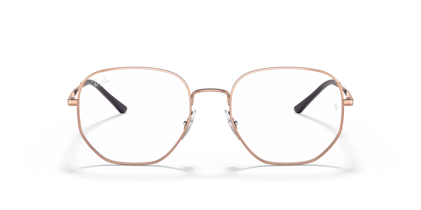 [Clear Lenses, Polished Rose Gold Frame]