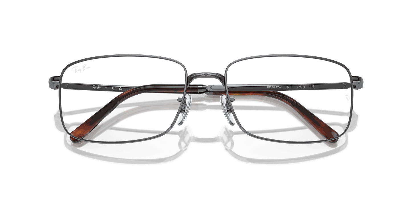 [Clear Lenses, Polished Gunmetal Frame]
