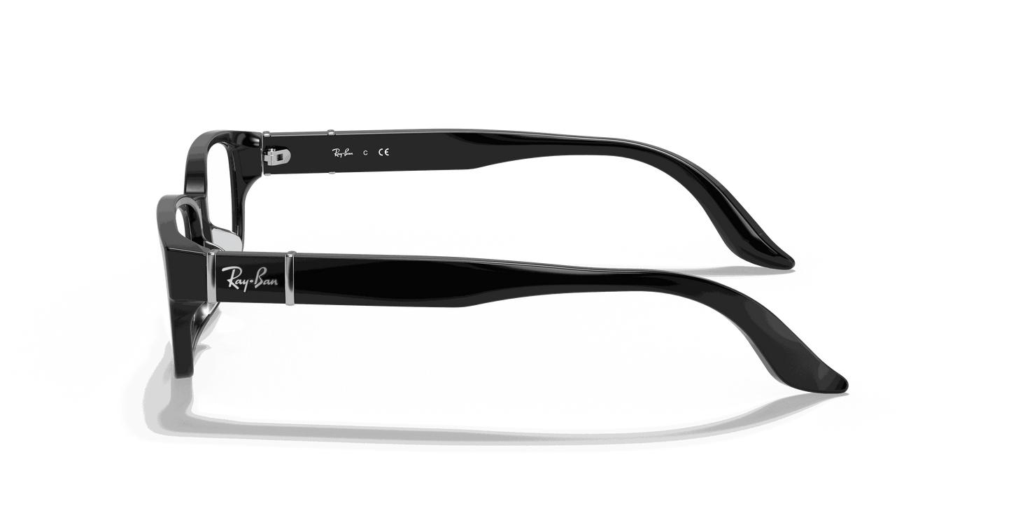 [Clear Lenses, Polished Black Frame]