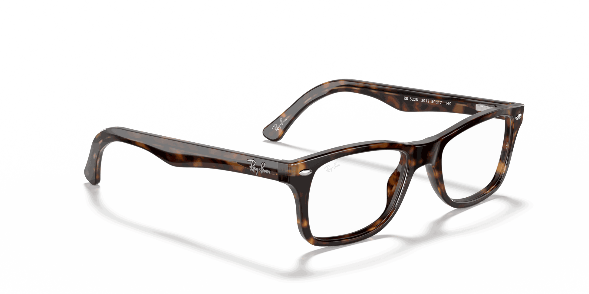 [Clear Lenses, Polished Dark Havana Frame]
