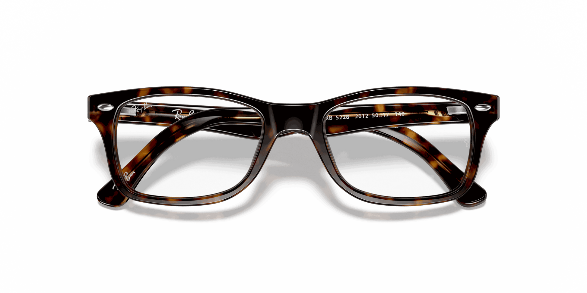 [Clear Lenses, Polished Dark Havana Frame]