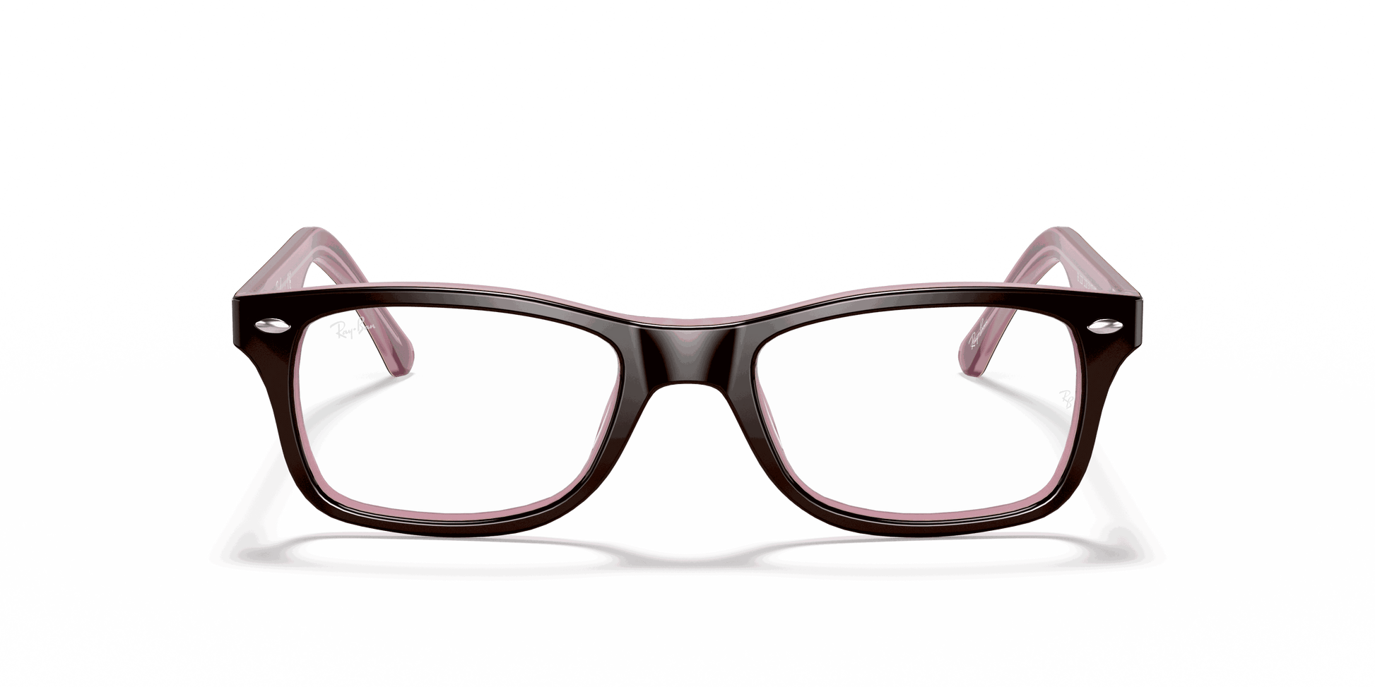 [Clear Lenses, Polished Brown Frame]