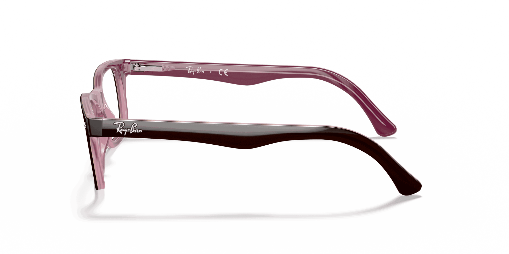 [Clear Lenses, Polished Brown Frame]