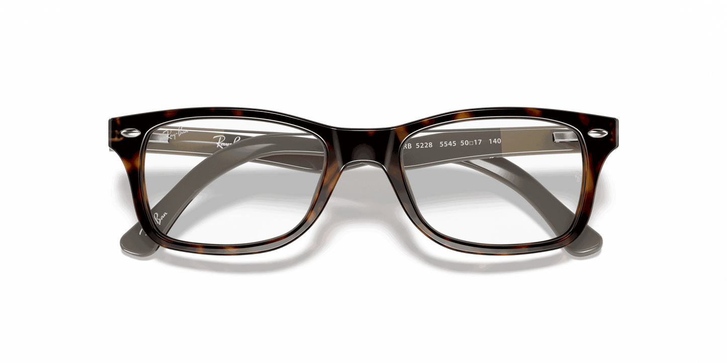 [Clear Lenses, Polished Havana Frame]