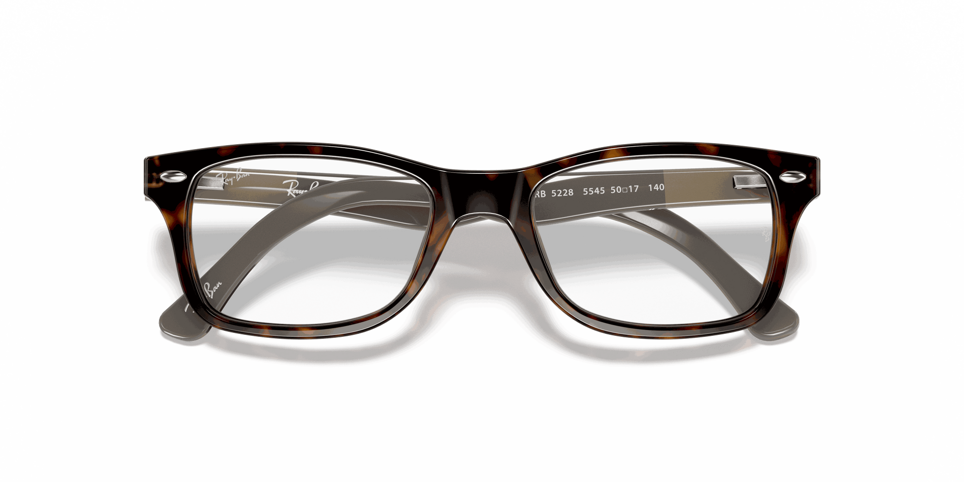 [Clear Lenses, Polished Havana Frame]