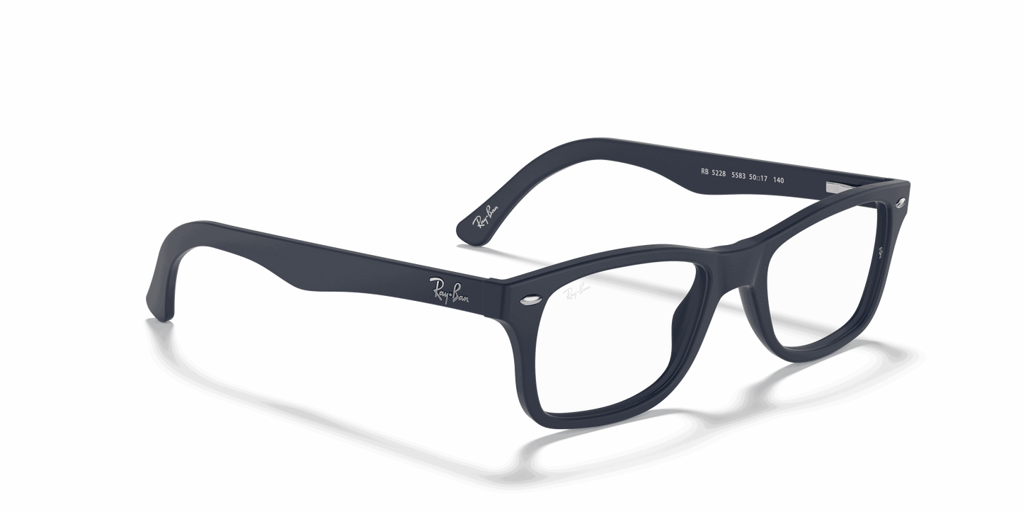 [Clear Lenses, Matte Blue Frame]