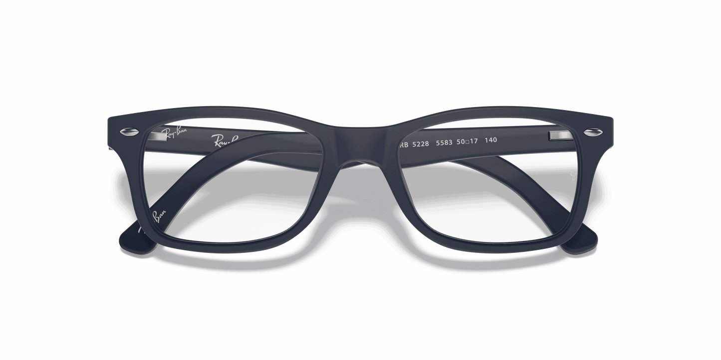 [Clear Lenses, Matte Blue Frame]