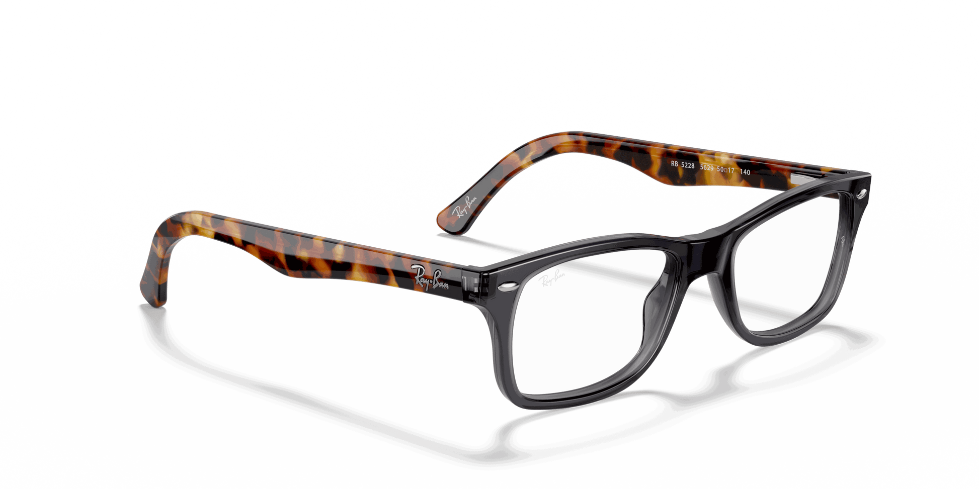 [Clear Lenses, Polished Grey Frame]