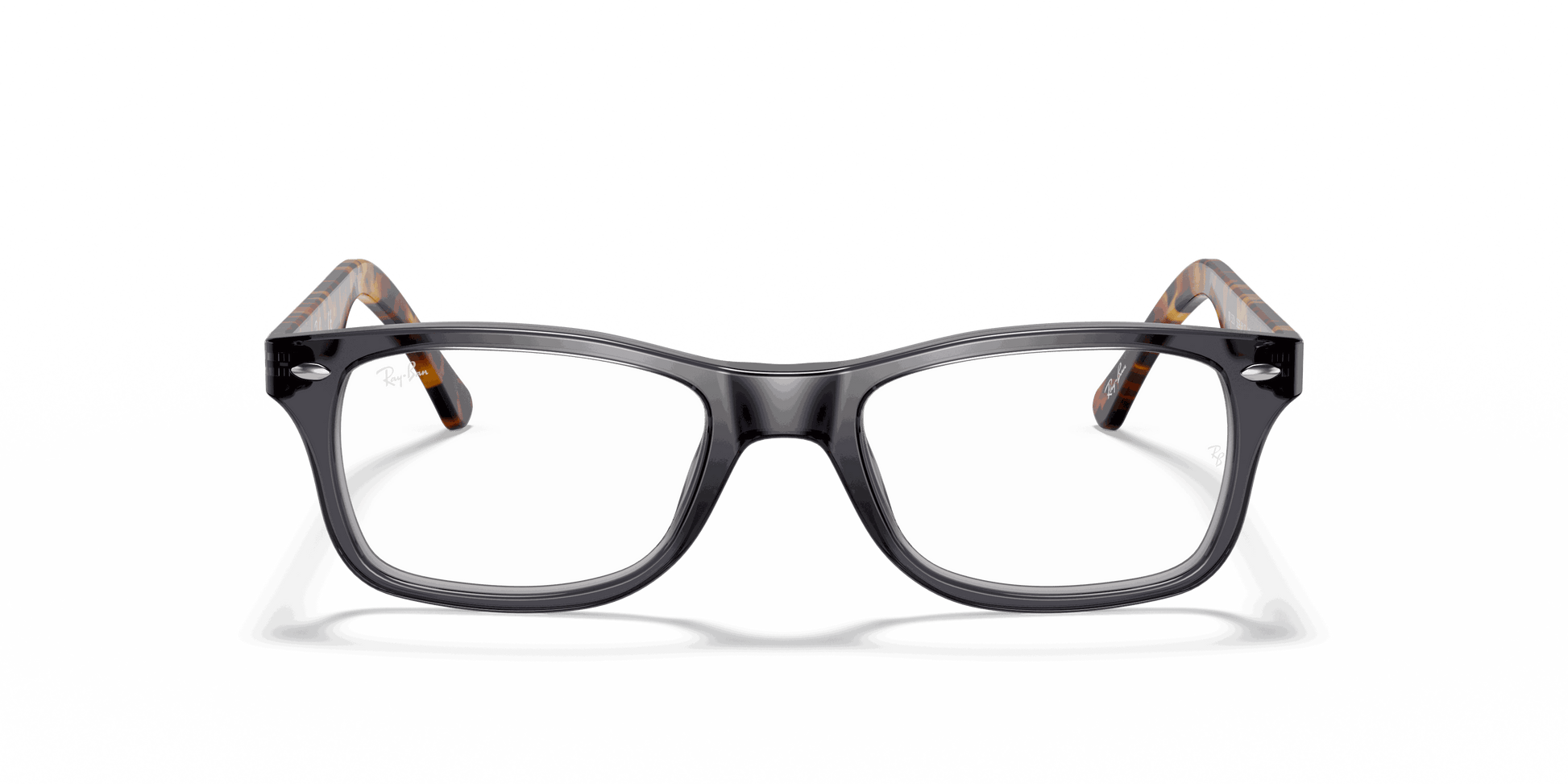 [Clear Lenses, Polished Grey Frame]