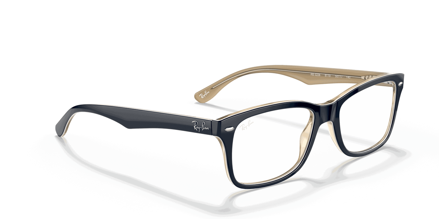 [Clear Lenses, Polished Transparent Blue Frame]