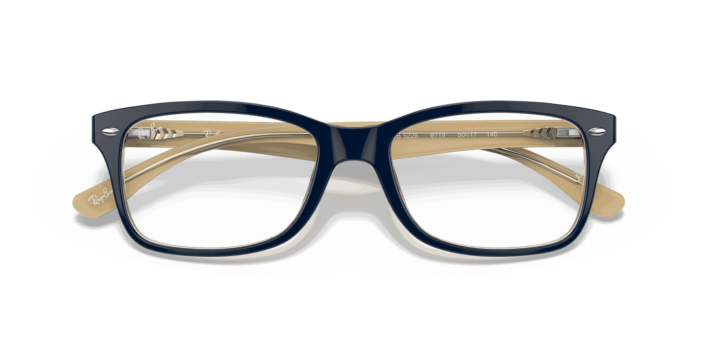 [Clear Lenses, Polished Transparent Blue Frame]