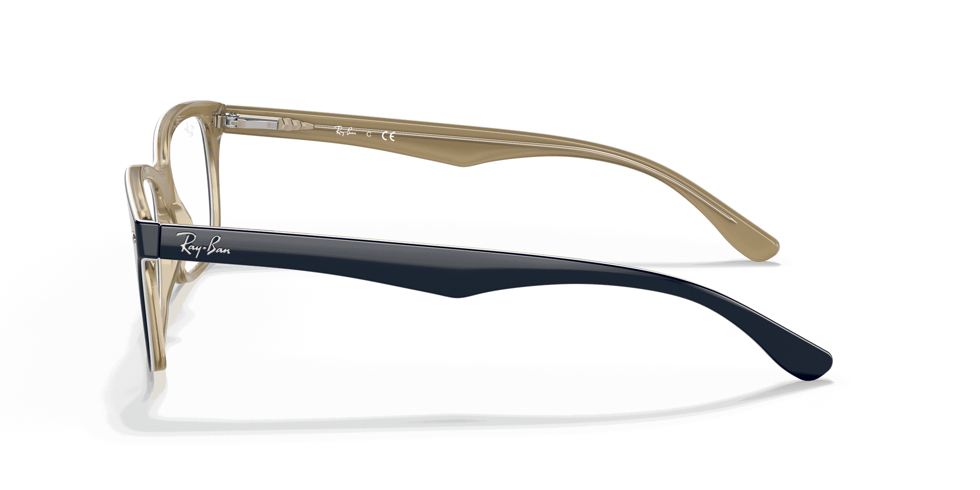 [Clear Lenses, Polished Transparent Blue Frame]