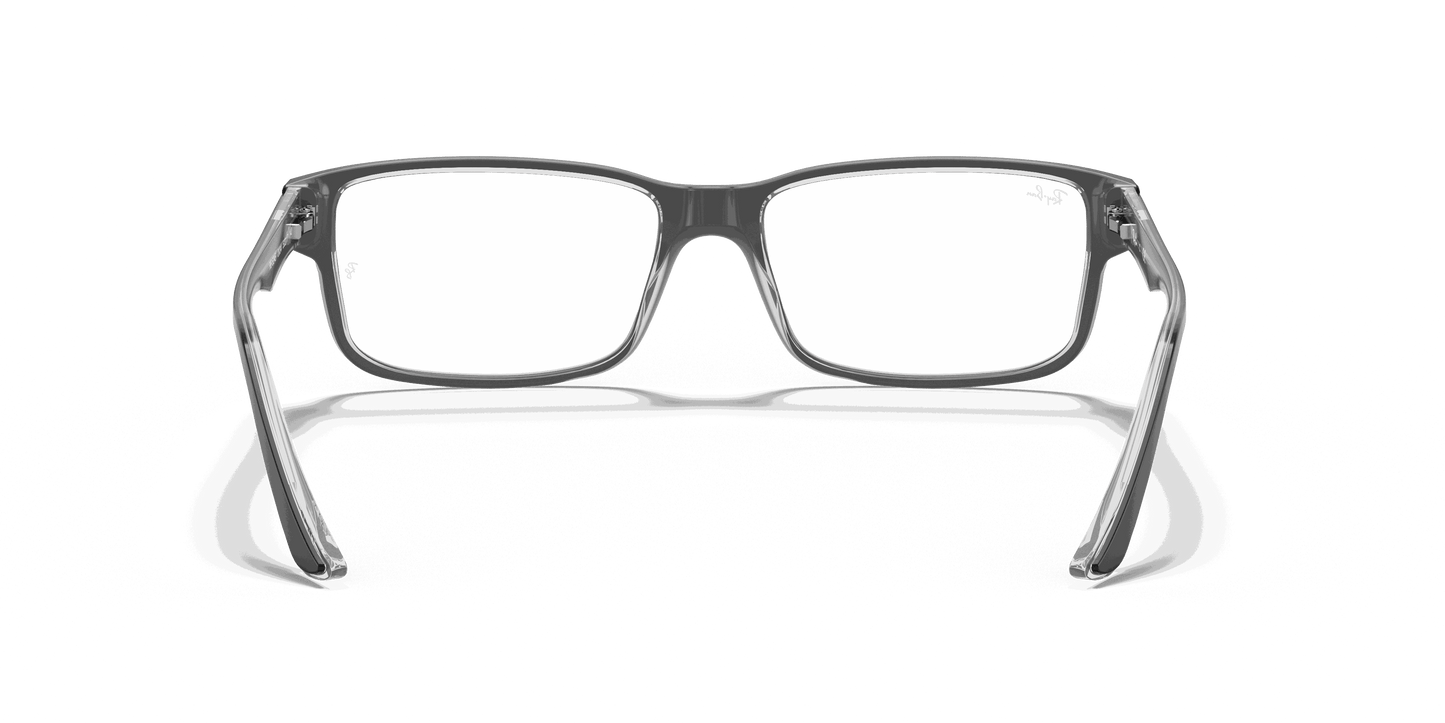[Clear Lenses, Polished Black On Transparent Frame]