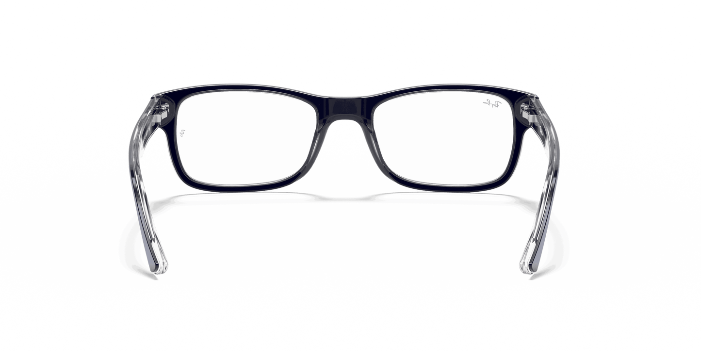 [Clear Lenses, Polished Blue On Transparent Frame]