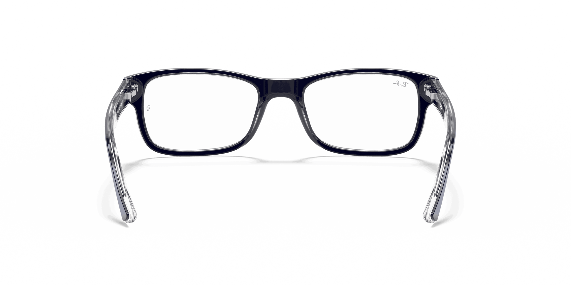 [Clear Lenses, Polished Blue On Transparent Frame]