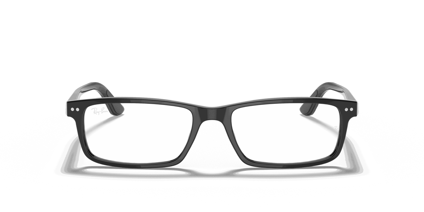 [Clear Lenses, Polished Black Frame]