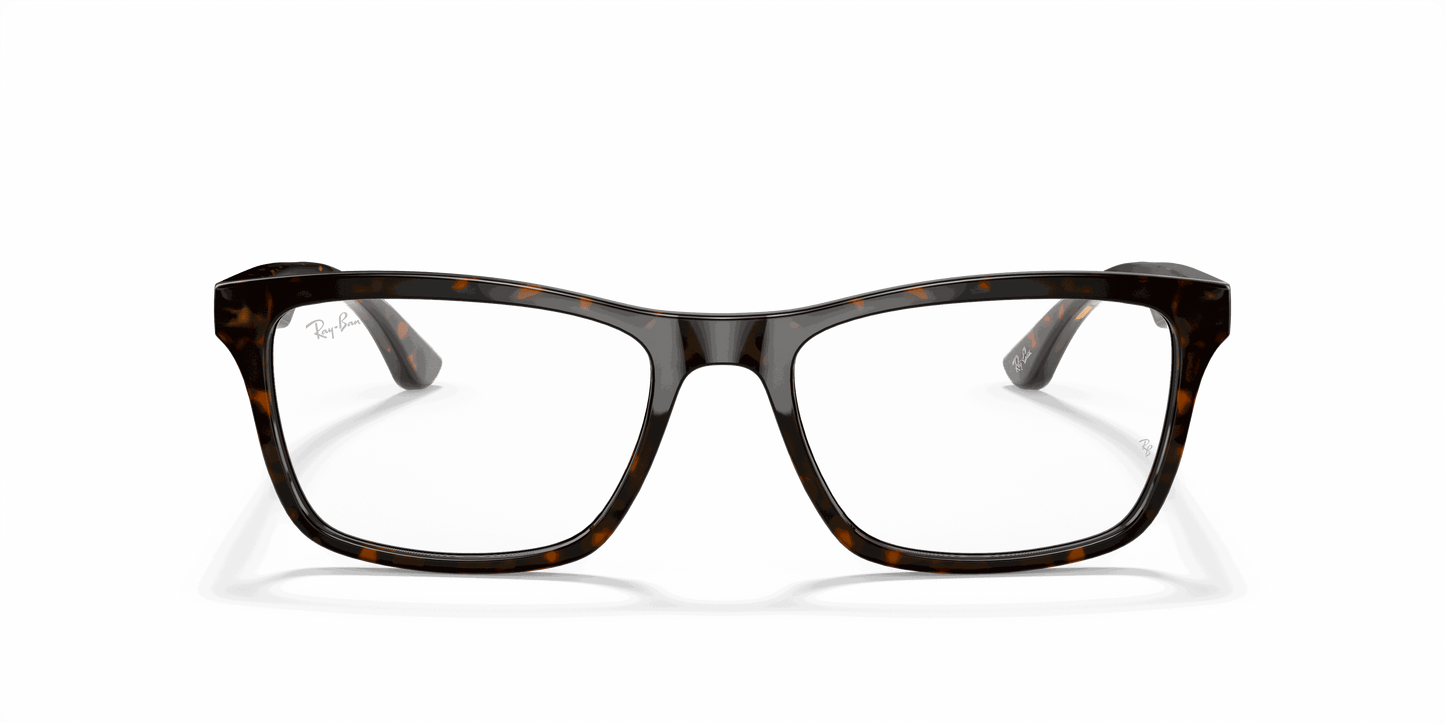 [Clear Lenses, Polished Dark Havana Frame]