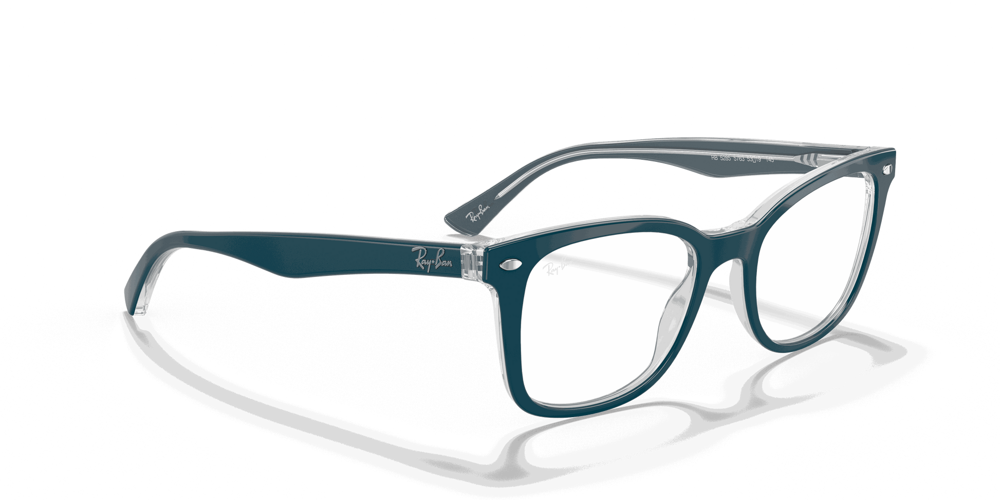 [Clear Lenses, Polished Turquoise Frame]
