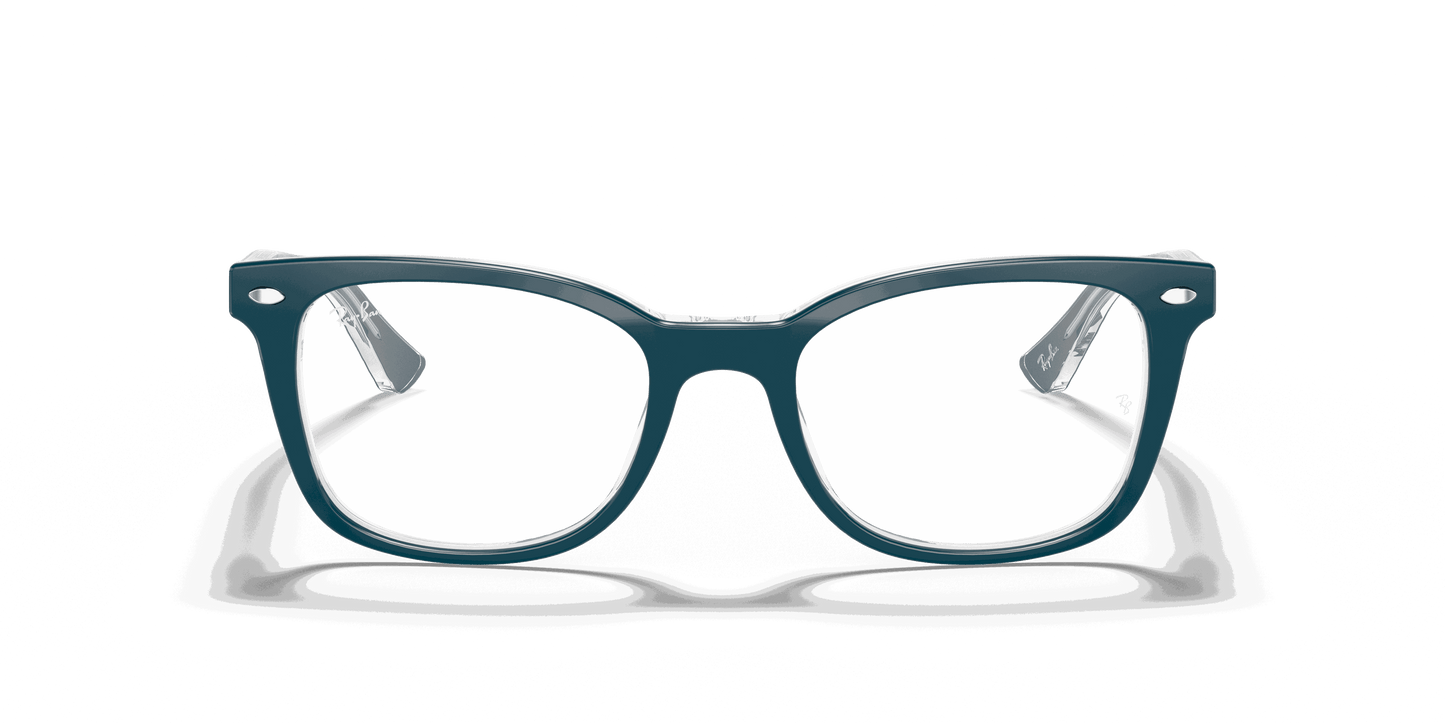 [Clear Lenses, Polished Turquoise Frame]