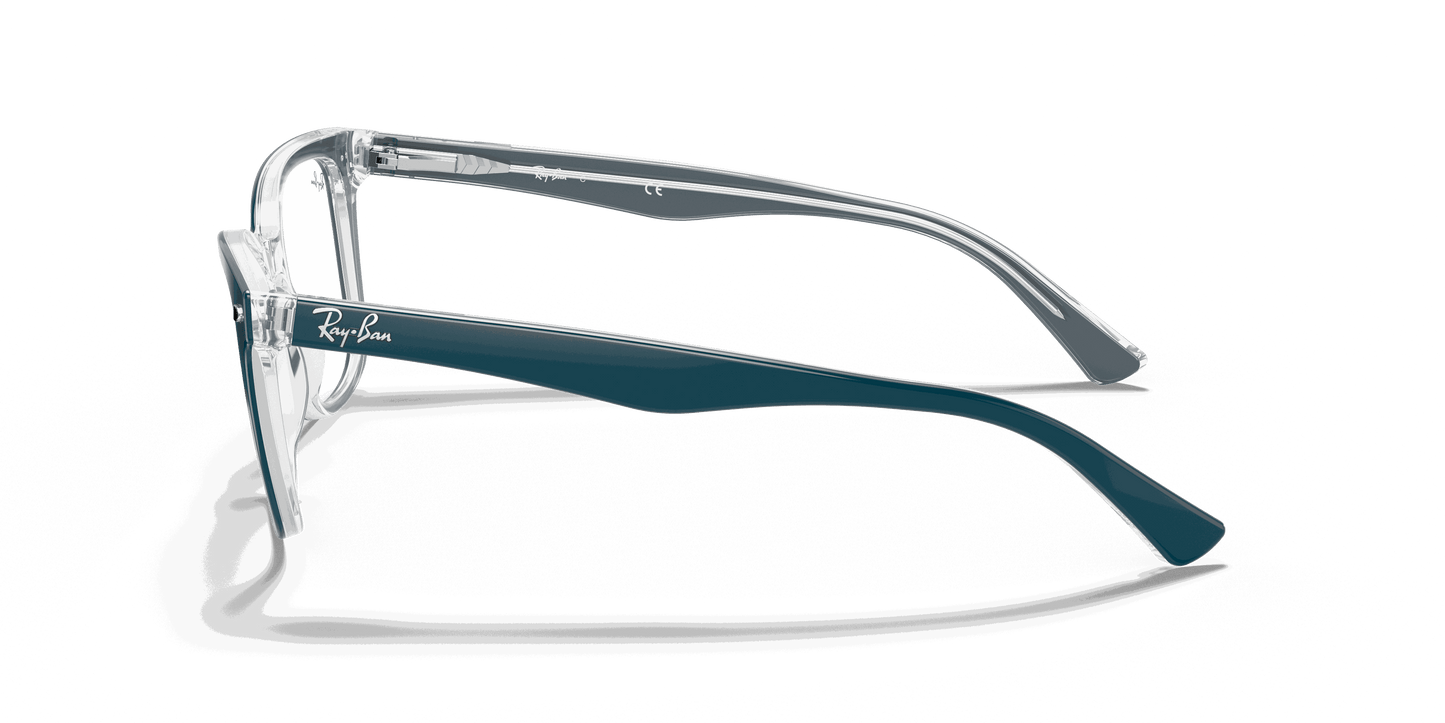 [Clear Lenses, Polished Turquoise Frame]