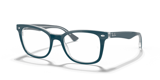 [Clear Lenses, Polished Turquoise Frame]