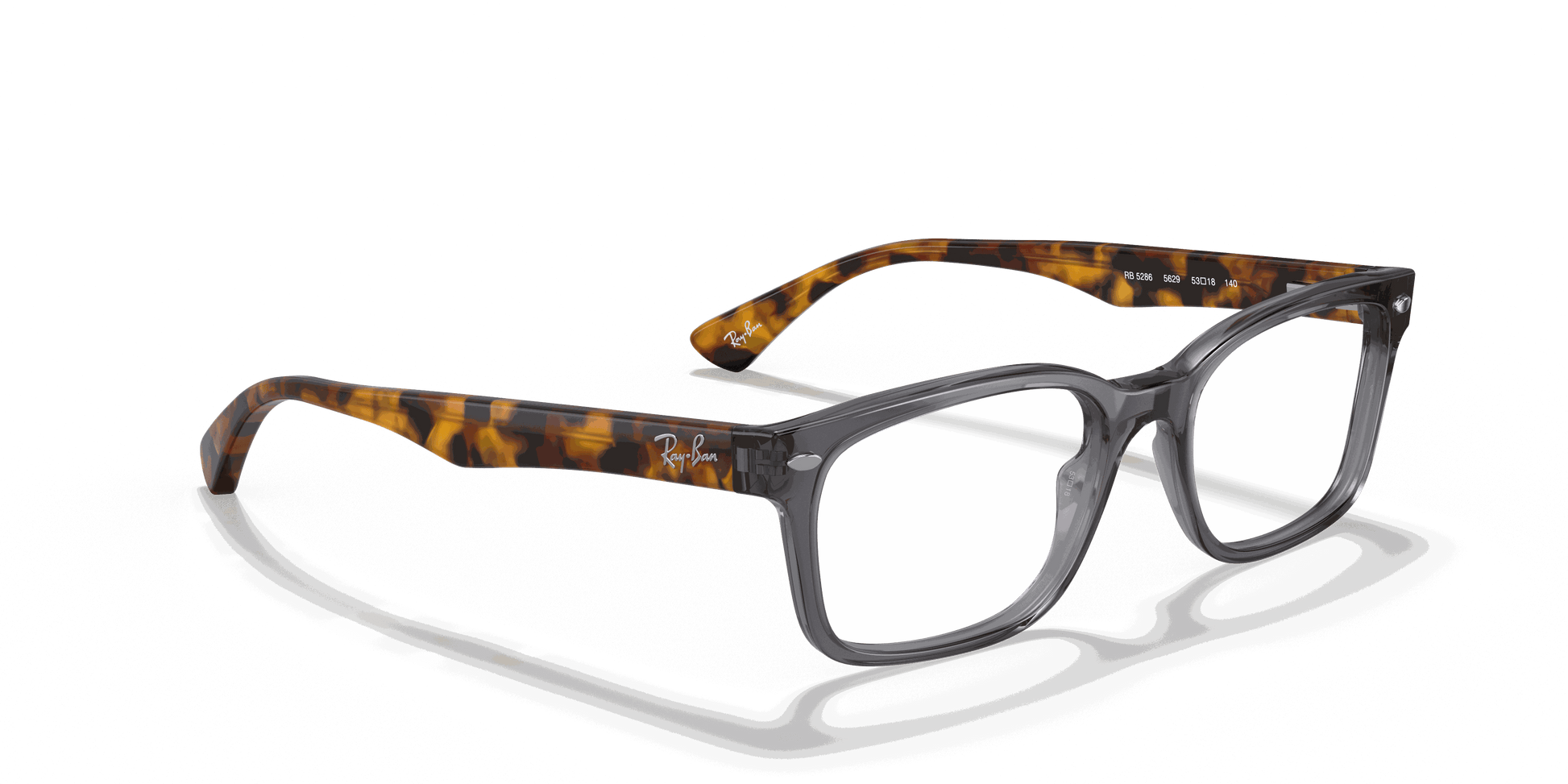[Clear Lenses, Polished Grey Frame]