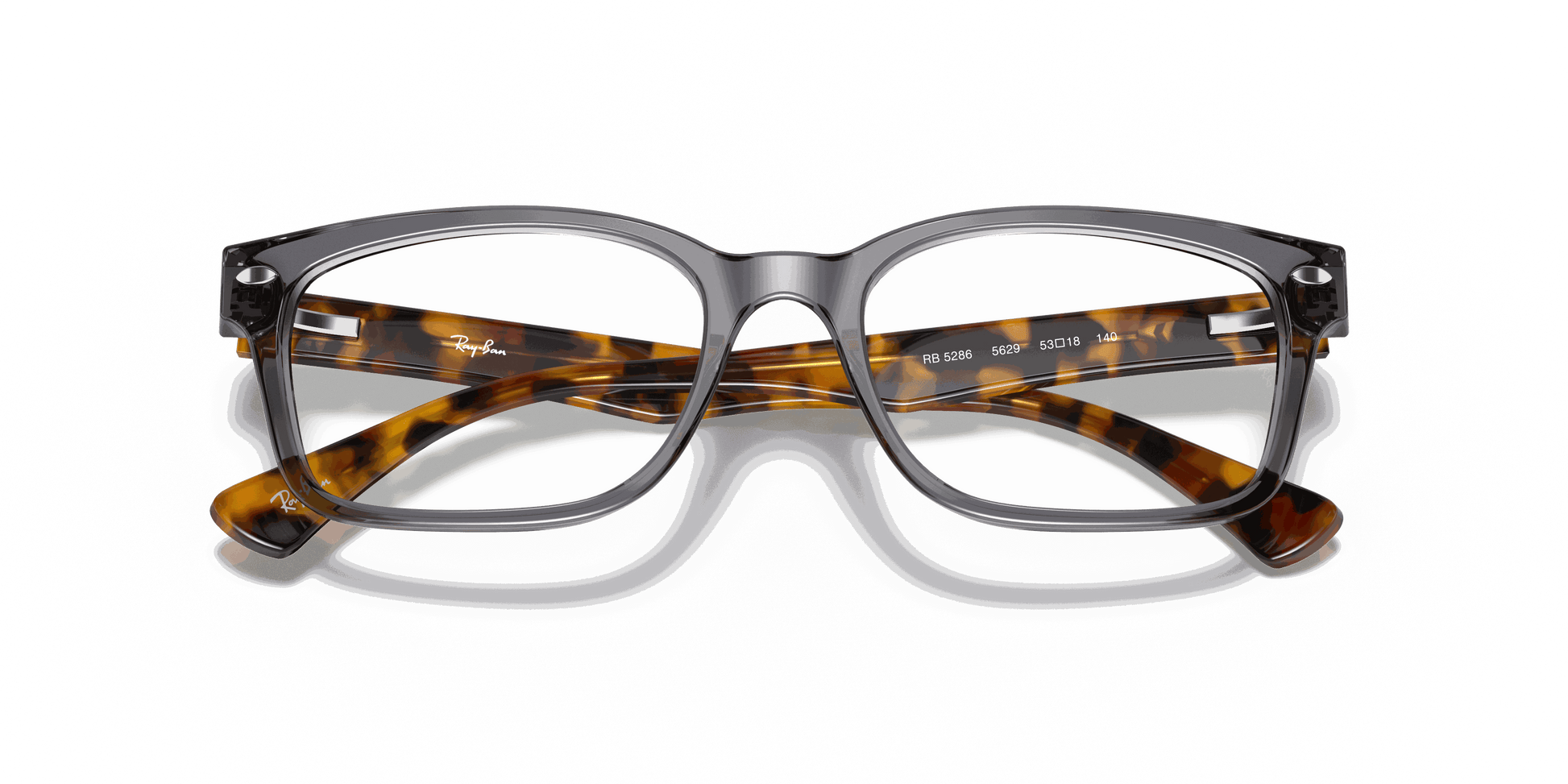 [Clear Lenses, Polished Grey Frame]