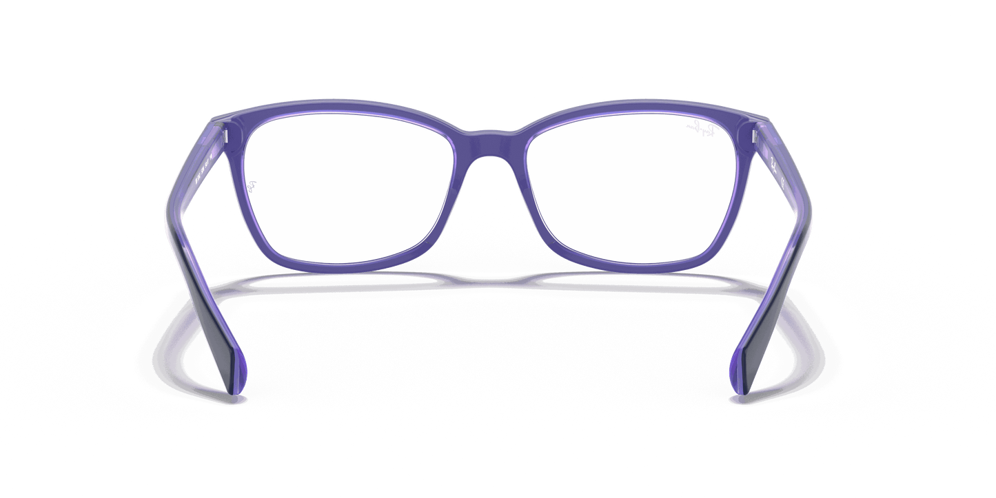 [Clear Lenses, Polished Blue Frame]