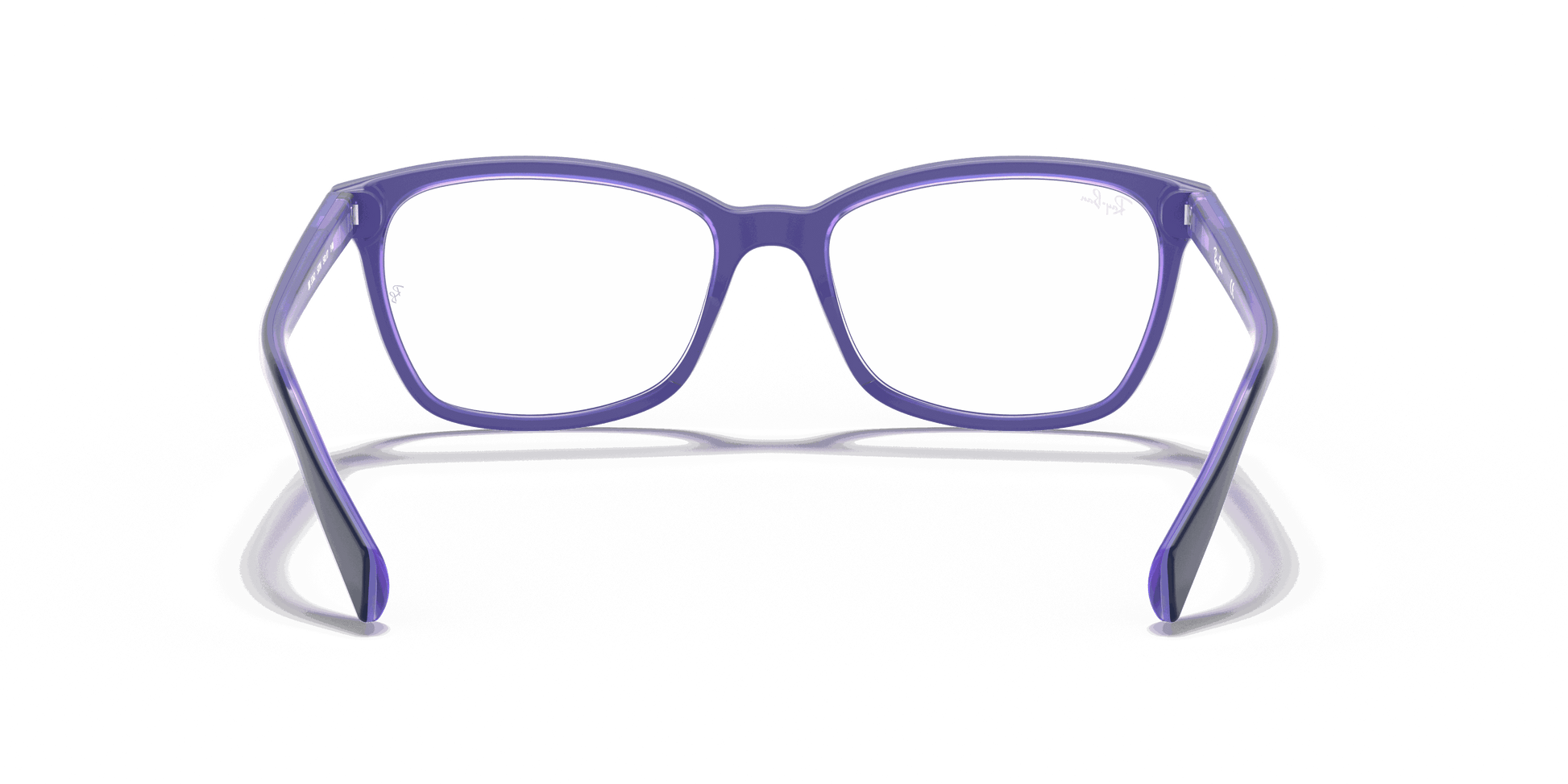 [Clear Lenses, Polished Blue Frame]