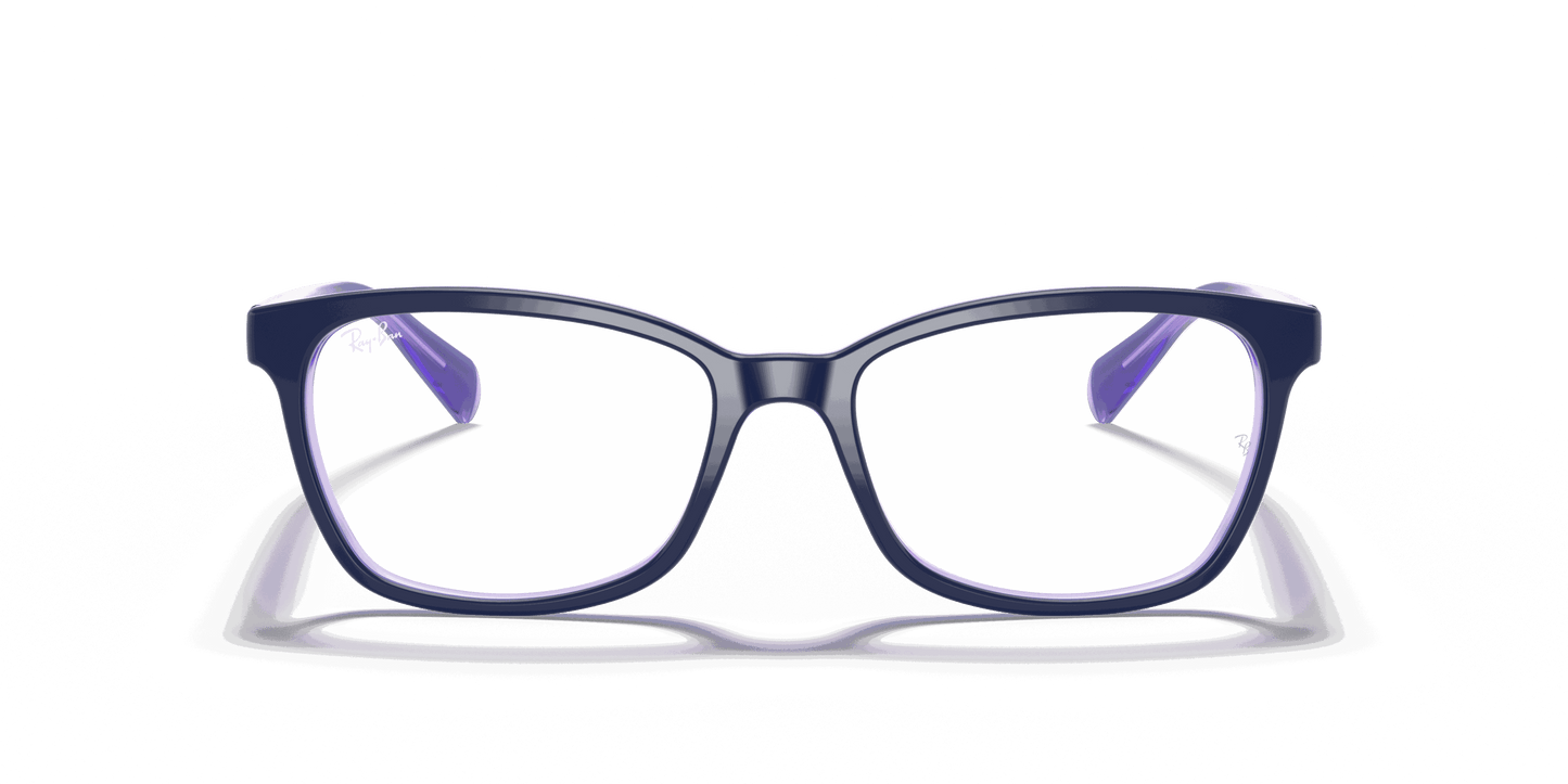 [Clear Lenses, Polished Blue Frame]