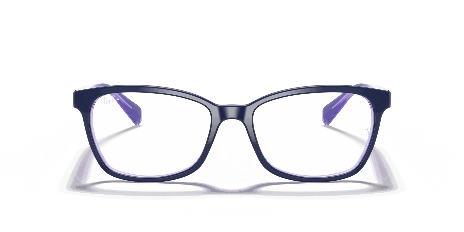 [Clear Lenses, Polished Blue Frame]