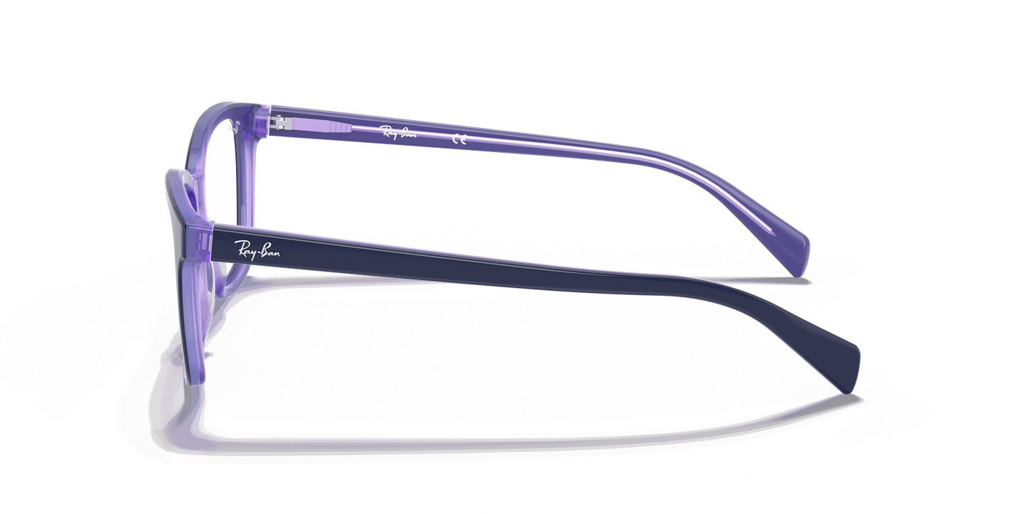 [Clear Lenses, Polished Blue Frame]