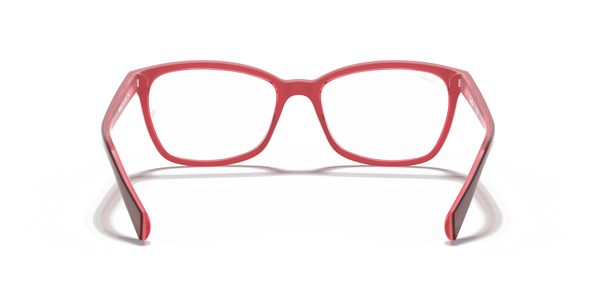 [Clear Lenses, Polished Purple-Reddish Frame]